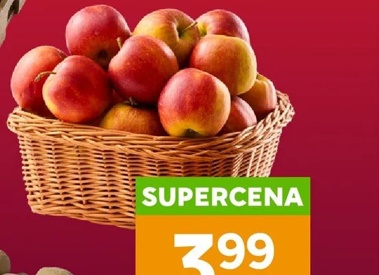 Jabłka szampion polska promocja w Stokrotka