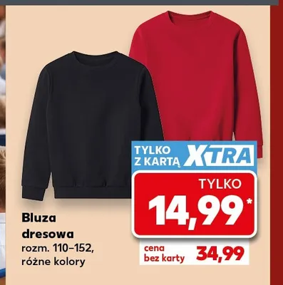 Bluza dresowa dziecięca promocja w Kaufland