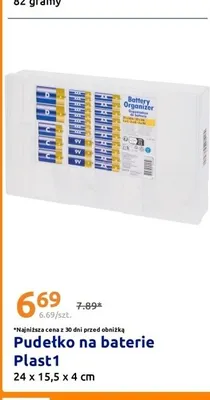 Pudełko na baterie promocja w Action