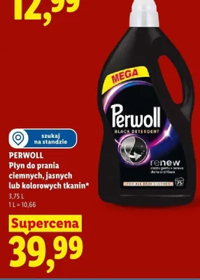 Płyn do prania tkanin ciemnych Perwoll promocja w Lidl