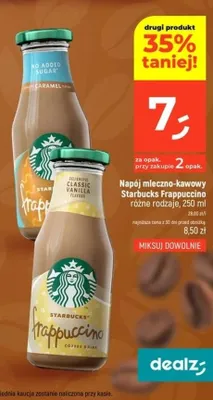 Napój mleczno-kawowy Starbucks Frappuccino Caramel promocja w Dealz