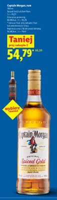 Rum Captain Morgan Spiced Gold promocja w Lidl
