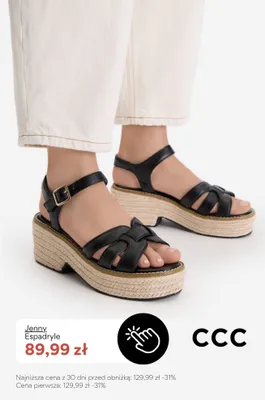 Espadryle Jenny promocja w CCC
