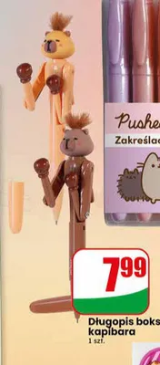 Długopis boksujący kapibara promocja w Dino