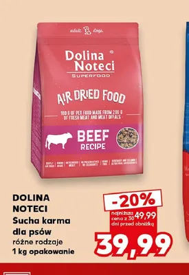 Sucha karma dla psów Dolina Noteci promocja w Kaufland