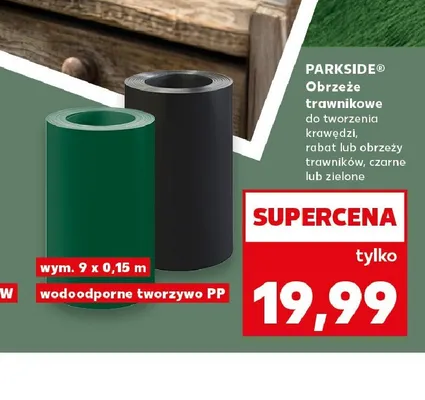 Obrzeże trawnikowe Parkside promocja w Kaufland