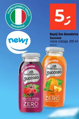 Napój Succoso Ace Zero promocja w Dealz