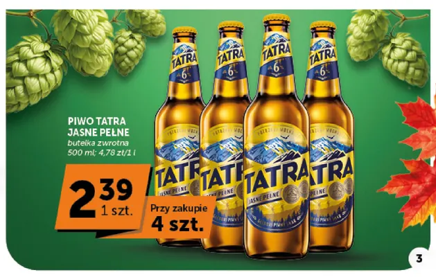 Piwo Tatra promocja w ABC