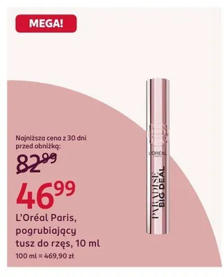 Pogrubiający tusz do rzęs L'Oréal Paris promocja w Rossmann