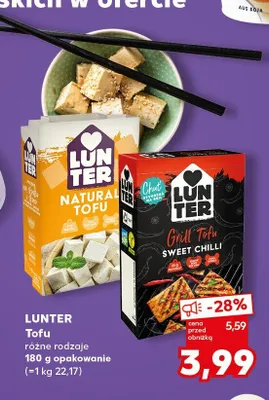 Tofu naturalne Lunter promocja w Kaufland