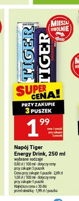 Napój energetyczny Tiger promocja w Twój Market