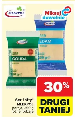 Ser żółty promocja w Carrefour