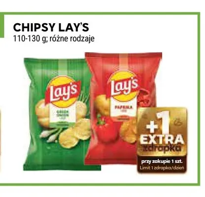 Chipsy Lay's papryka promocja w Stokrotka
