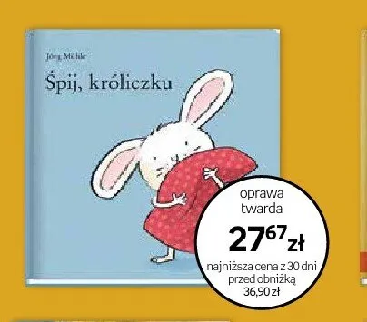 Książka Śpij, króliczku oprawa twarda promocja w Empik