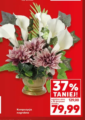 Kompozycja nagrobna promocja w Kaufland