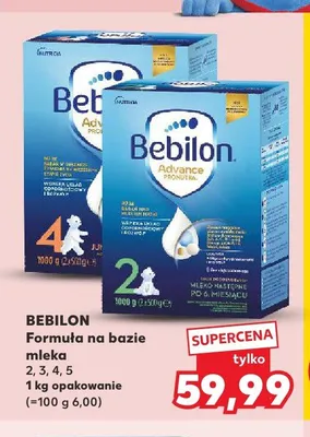 Formuła na bazie mleka Bebilon Advance Pronutra 2 promocja w Kaufland