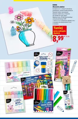 Pisaki zapachowe Kidea promocja w Lidl