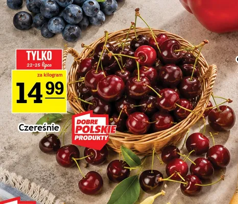 Czereśnie polskie promocja w Gram Market