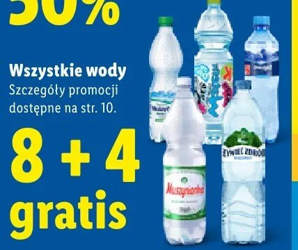 Woda Muszynianka promocja w Lidl