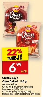 Chipsy Lay's Oven Baked Grilled Vegetables promocja w Twój Market