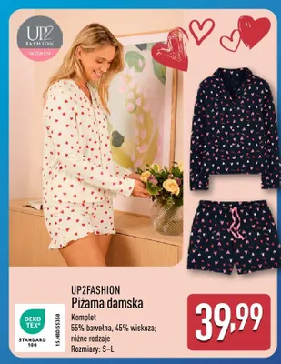 Piżama damska  promocja w Aldi