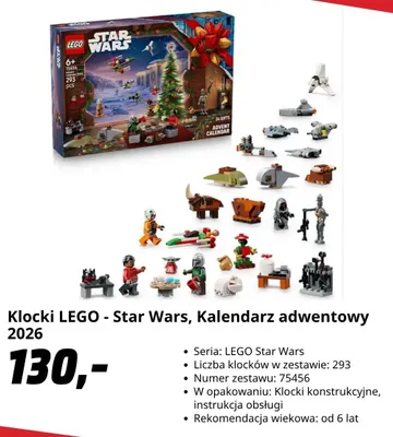 Klocki LEGO Star Wars Kalendarz adwentowy 2026 promocja w Media Markt