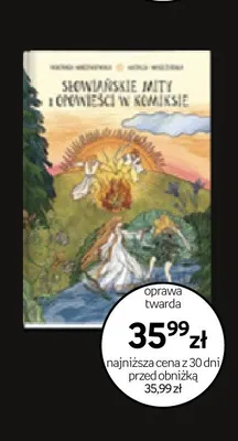 Książka Słowiańskie Mity i Opowieści w Komiksie oprawa twarda promocja w Empik