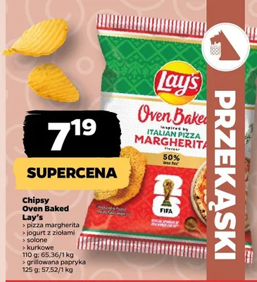 Chipsy Oven Baked Lay's solone promocja w Netto