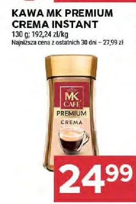 Kawa MK Premium Crema Instant MK Café promocja w Stokrotka