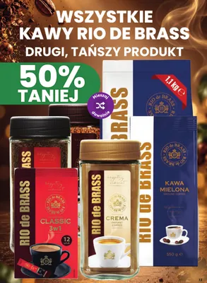 Kawy Rio de Brass promocja w Dino