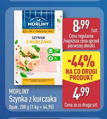 Szynka z kurczaka Morliny promocja w Aldi