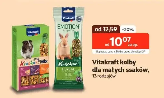 Kolby dla małych ssaków promocja w KAKADU