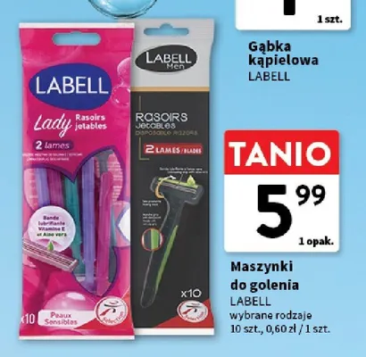 Maszynki do golenia męskie Labell Men 10-pak promocja w Intermarche