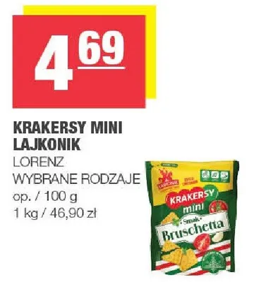 Krakersy mini Lajkonik promocja w SPAR