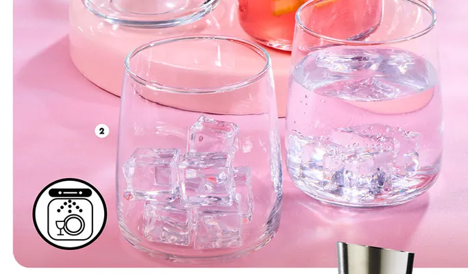 Szklanki gładkie Glasset 4-pak 325 ml promocja w Biedronka