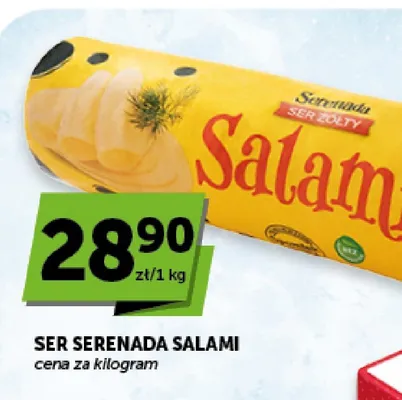 Ser żółty Serenada Salami promocja w Groszek