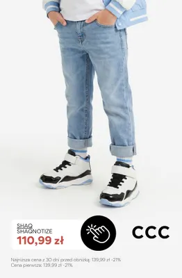 Buty dziecięce SHAQ SHAQNOTIZE promocja w CCC
