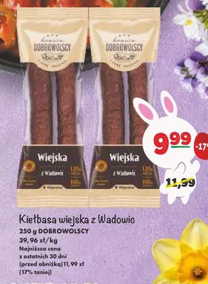 Kiełbasa wiejska z Wadowic promocja w Arhelan
