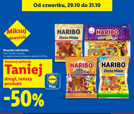 Żelki Haribo Złote Misie promocja w Lidl