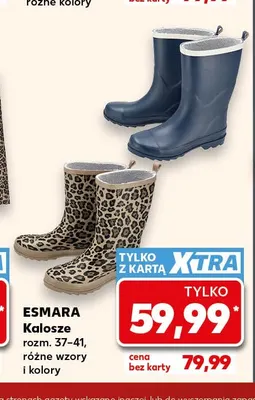 Kalosze Esmara promocja w Kaufland