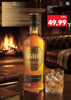 Whisky Grant's Master Blender promocja w Kaufland