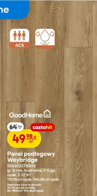 Panel podłogowy Weybridge promocja w Castorama
