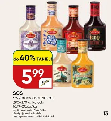 Sos Roleski promocja w Chata Polska