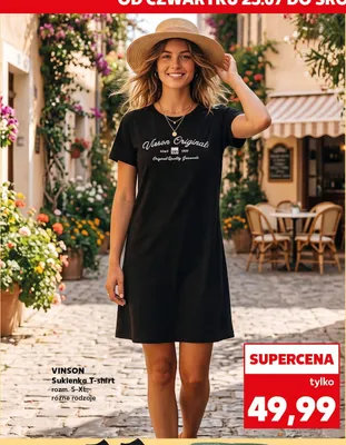 Sukienka T-shirt Vinson promocja w Kaufland