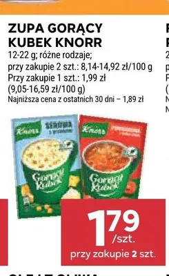 Zupa Gorący Kubek Knorr promocja w Stokrotka