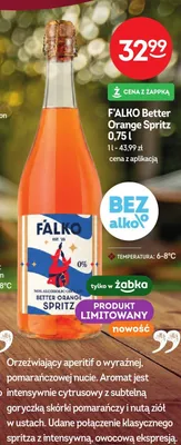 Drink bezalkoholowy F'ALKO Better Orange Spritz promocja w Żabka