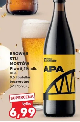 Piwo APA  promocja w Kaufland
