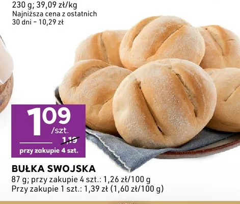 Bułka swojska promocja w Stokrotka