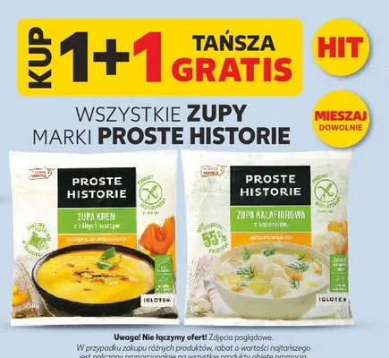 Zupy marki Proste Historie wszystkie promocja w Kaufland