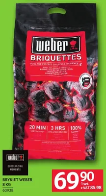 Brykiet Weber 8 kg promocja w Selgros